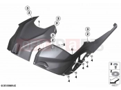 BMW Motorrad BMW 2022 S models S 1000 RR 19 (0E20) Panel, fuel tank 2 | Panel, fuel tank 2