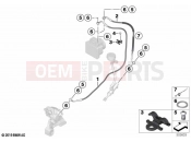 BMW Motorrad BMW 2022 S models S 1000 RR 19 (0E20) Brake lines, front 2 | Brake lines, front 2