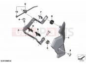 BMW Motorrad BMW 2022 S models S 1000 RR 19 (0E20) Bracket / trim relay | Bracket / trim relay
