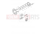Rear Brake Caliper & Disc - Triumph SPEED TRIPLE 1200 RS 2022