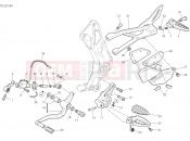 DUCATI 2023 Diavel 1260 S FOOTRESTS, LEFT