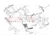 DUCATI 2012 Diavel Chromo Half fairing