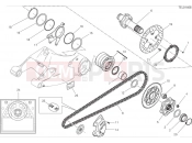 DUCATI 2024 Supersport 950  Rear wheel spindle