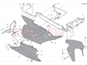DUCATI 2024 Supersport 950  Right side fairings