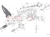 DUCATI Panigale V4 SP2 Right footrest & brake pedal