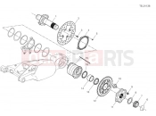 DUCATI Panigale V4 S Rear wheel spindle