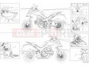 DUCATI 2019 Multistrada 1260 S Touring LABEL, WARNING