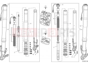 DUCATI Multistrada V4 Rally Front fork