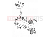 SUZUKI A100 L (1990) 13 - KICK STARTER