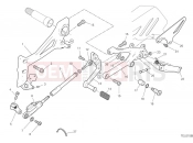 DUCATI Panigale V4 Left footrest & gear shift pedal