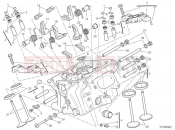 DUCATI Panigale V2 Vertical cylinder head