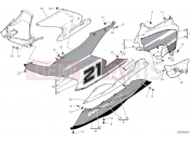 DUCATI Panigale V2 Troy Bayliss Left side fairings