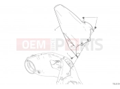 DUCATI Panigale V2 Troy Bayliss Rear mudguard