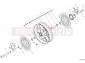 DUCATI Panigale V2 Troy Bayliss Front wheel