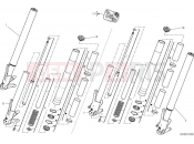 DUCATI Diavel V4 Front fork