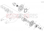 DUCATI Diavel V4 Rear wheel spindle