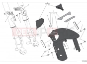 DUCATI DesertX Front mudguard - RR22