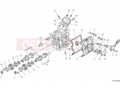 DUCATI DesertX Horizontal cylinder head timing
