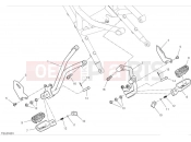 DUCATI DesertX Rear footrests