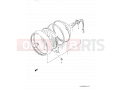 SUZUKI A100 S (1995) 17 - HEADLAMP (E06)