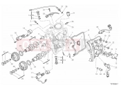 DUCATI 2019 Diavel 1260 S HORIZONTAL HEAD & TIMING SYSTEM