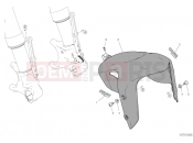 DUCATI 2019 Diavel 1260 S FRONT MUDGUARD