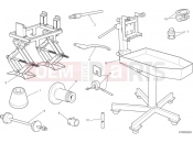DUCATI Hypermotard 950 Workshop service tools (frame)