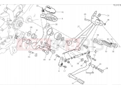 DUCATI Hypermotard 950 Left footrests & gear shift pedal