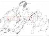DUCATI Hypermotard 950 Rear fairings