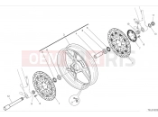DUCATI Hypermotard 950 Front wheel