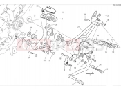DUCATI Hypermotard 950 SP Left footrests & gear shift pedal