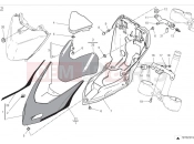 DUCATI Hypermotard 950 SP Headlight cowling