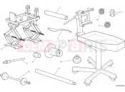 DUCATI Hypermotard 950 SP Workshop service tools (frame)