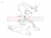 DUCATI Monster Plus Rear mudguard