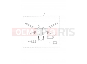 TRIUMPH THUNDERBIRD Handlebar, T, Chrome, Kit