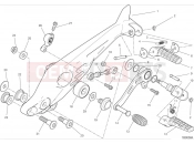 DUCATI Scrambler Icon Left footrests & gear shift pedal