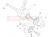 Crankshaft - Piaggio Beverly 400 ie Tourer 2010