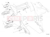 DUCATI Multistrada 1260 S FOOTRESTS, RIGHT