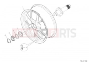 REAR WHEEL - Ducati Multistrada 1260 S Touring 2018