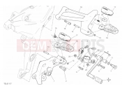 FOOTRESTS, LEFT - Ducati Multistrada 1260 S Touring 2018