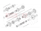 DUCATI 2012 Diavel AMG Gearbox