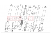 DUCATI 2012 Diavel AMG Front forks