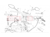 DUCATI 2012 Diavel AMG Handlebar and controls
