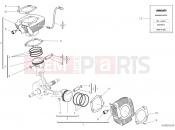 DUCATI 2019 Scrambler Cafe Racer CYLINDERS & PISTONS