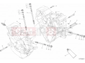 DUCATI 2017 Multistrada 1200 S Touring HALF-CRANKCASES PAIR 2