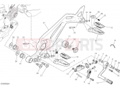 DUCATI 2022 Monster Footrests Left