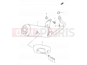 12 - MUFFLER - Suzuki AN150 X (1999)