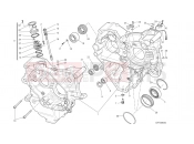 DUCATI 2014 Diavel HALF-CRANKCASES PAIR