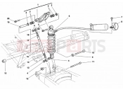 DUCATI 1998 Sporttouring ST2 035 - REAR SHOCK ABSORBER » SWING ARM