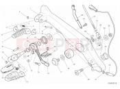 DUCATI Scrambler 1100 FOOTRESTS, RIGHT